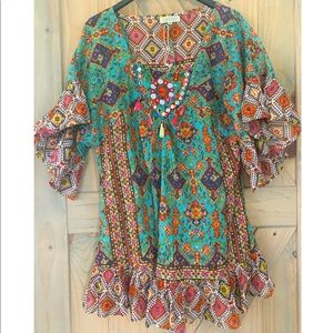 Laura ethnics Nature Boho Multicolored Tunic